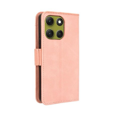 Чехол-книжка Skin Feel Calf на Motorola Moto G86 Power 5G - розовый