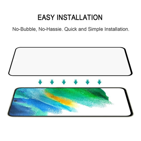 Защитное стекло 3D Full Glue Full Screen для Samsung Galaxy S21 FE