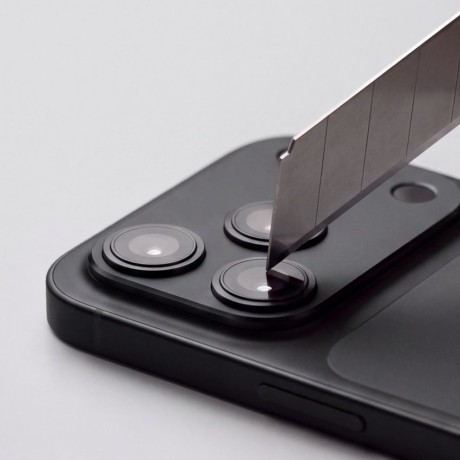 Защита камеры Tech-Protect Camalloy Fit+ Camera Cover(без линз) на iPhone 18 Pro — чёрный