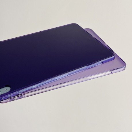Пластиковый Чехол Skin-feeling Crystal Clear Acrylic для iPad Pro 11 2024 - фиолетовый