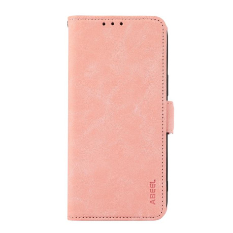 Чехол-книжка ABEEL Color Block Magnetic RFID Leather для Xiaomi Poco X7 Pro - розовый