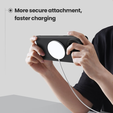 Противоударный чехол NILLKIN Frosted Shield Pro Magnetic Magsafe для OnePlus 13 - черный