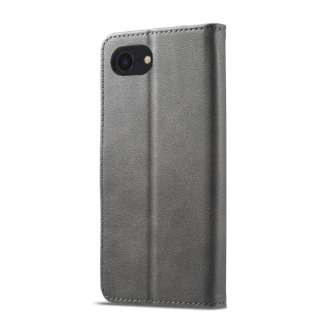Чехол книжка LC IMEEKE Calf Texture на iPhone 16e - серый