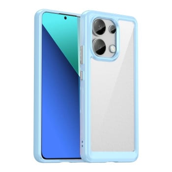 Протиударний чохол Colorful Acrylic Series із кольоровою силіконовою боковиною на Xiaomi Redmi Note 13 4G Global - синій