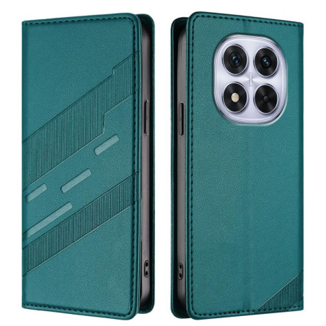 Чохол-книжка Embossed Multi-functional Wallet Retro Leather на Redmi Note 14 Pro 4G - зелений