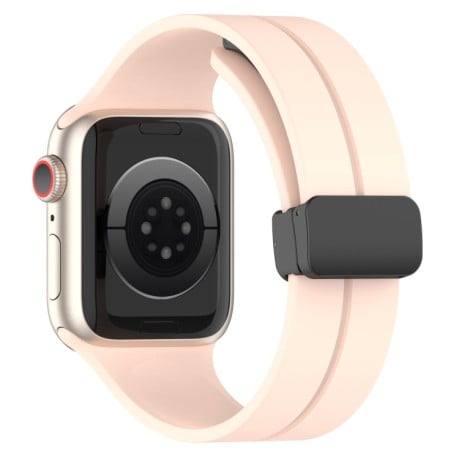 Силіконовий ремінець Solid Color для Apple Watch Ultra 49mm/45mm/44mm - рожевий