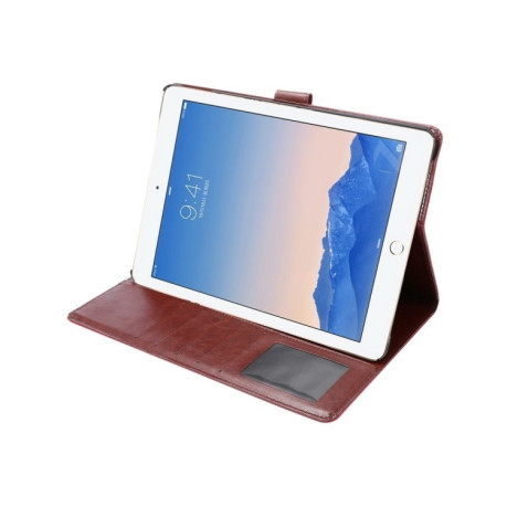 Кожаный чехол-книжка Crazy Horse Texture на iPad Pro 9.7-красный