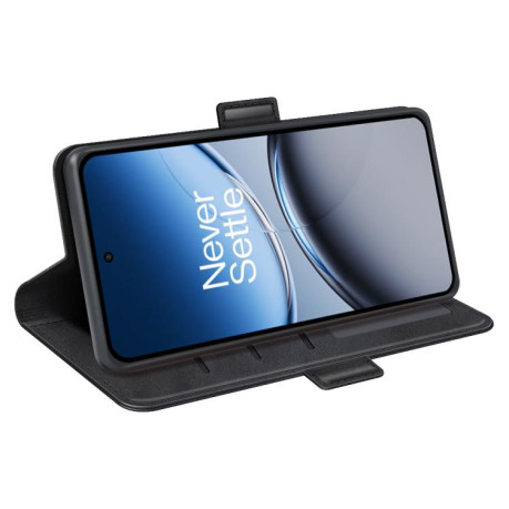 Чехол-книжка Dual-side Magnetic Buckle для OnePlus Nord 4 - черный