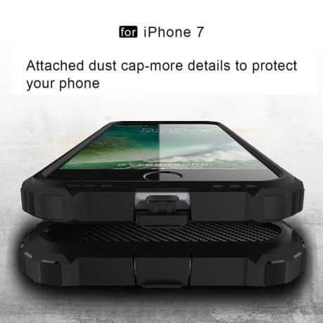 Протиударний Чохол Rugged Armor Black для iPhone 7/8 чорний