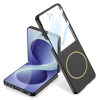 Чехол GKK с MagSafe на Samsung Galaxy Flip8 5G — чёрный