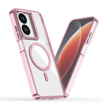 Чехол MagSafe Magnetic Clear на Xiaomi Redmi A5 4G 173.3mm - розовый