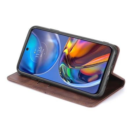 Чехол-книжка Cow Texture Magnetic для Samsung Galaxy S23 5G - черынй