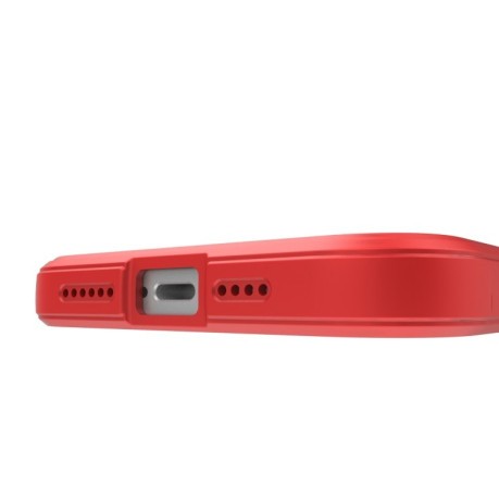 Силиконовый чехол Magic Flannel для iPhone 14 Pro Max - красный