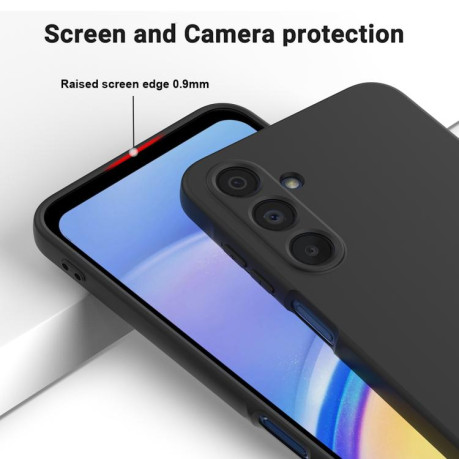 Силиконовый чехол Solid Color Liquid Silicone на Samsung Galaxy M16 / F16 - черный