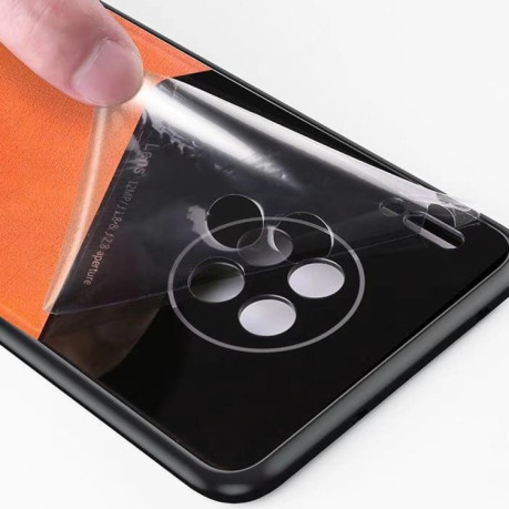 Противоударный чехол Organic Glass для Samsung Galaxy A72 - оранжевый