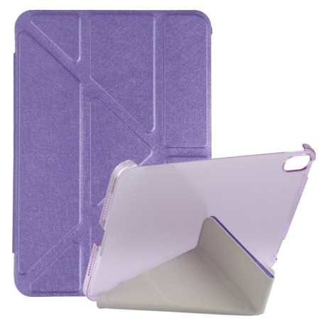 Чехол-книжка Silk Texture Horizontal Deformation для iPad mini 6 - фиолетовый