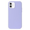 Силиконовый чехол Solid Color Liquid на iPhone 16 Plus - фиолетовый