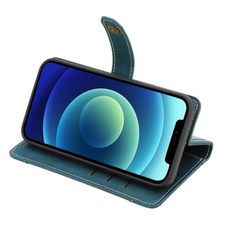 Чохол-книжка Copper Buckle Craft для Samsung Galaxy A73 5G - зелений