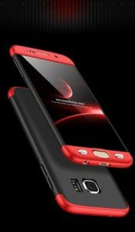 3D чехол GKK Three Stage Splicing Full Coverage Case на Samsung Galaxy  S7 / G930 - красный
