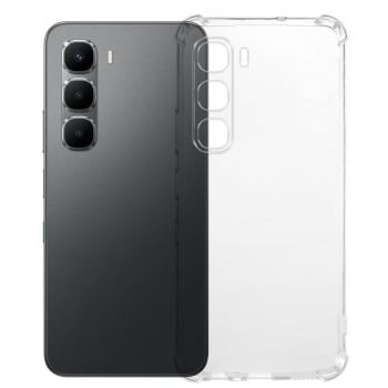 Прозорий ультратонкий чохол Kalebol 1.5mm із укріпленими кутами Airbags на Infinix Hot 60i