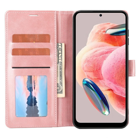 Чехол-книжка Classic Wallet для Xiaomi Redmi Note 12 4G - розовый