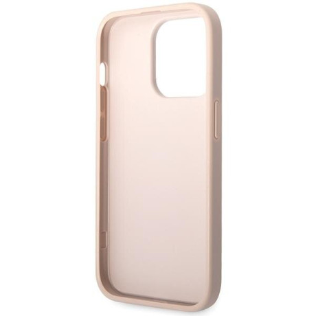 Оригинальный чехол Guess Big Metal для iPhone 15 Pro Max - pink (GUHCP15X4GMGPI)