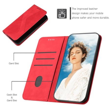Чохол-книжка Skin Feel S-type для Xiaomi Redmi Note 11 Pro 5G (China)/11 Pro+ - червоний