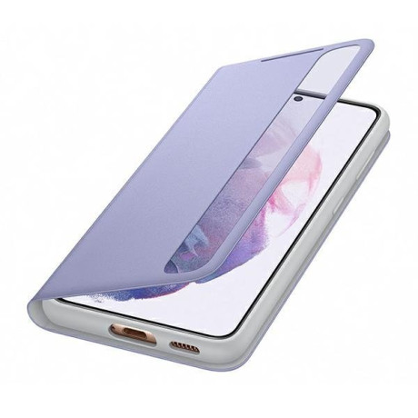 Оригинальный чехол-книжка Samsung Clear View Standing Cover для Samsung Galaxy S21 purple