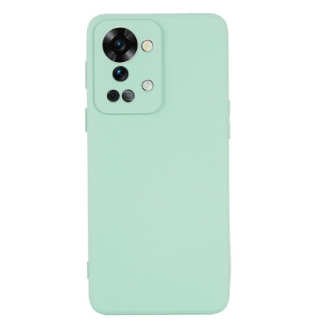 Силіконовий чохол Solid Color Liquid Silicone на OnePlus Nord 2T - зелений