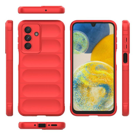 Силиконовый чехол Magic Flannel для Samsung Galaxy A26 5G - красный