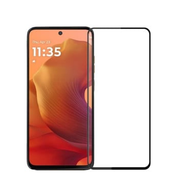 Защитное стекло PINWUYO 9H 3D Full Screen на Moto G05 / E15 / G15 / G15 Power - черное