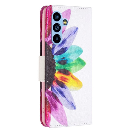 Чохол-книжка Colored Drawing Pattern для Samsung Galaxy A54 5G - Sun Flower
