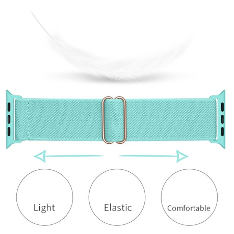 Ремінець Polyester Nylon для Apple Watch Ultra 49mm /45mm/44mm/42mm - світло-зелений