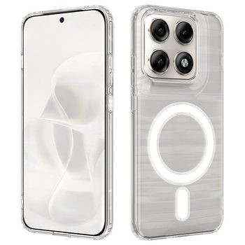 Чохол Clear Case з MagSafe, гібрид твердого й м'якого матеріалу на Motorola Edge 70 Pro / 70 Pro+ 5G — прозорий