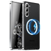 Противоударный чехол Frosted Metal (MagSafe) для Samsung Galaxy S23 FE 5G - серебристый