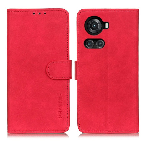 Чехол-книжка KHAZNEH Cowhide Texture на OnePlus ACE/10R - красный