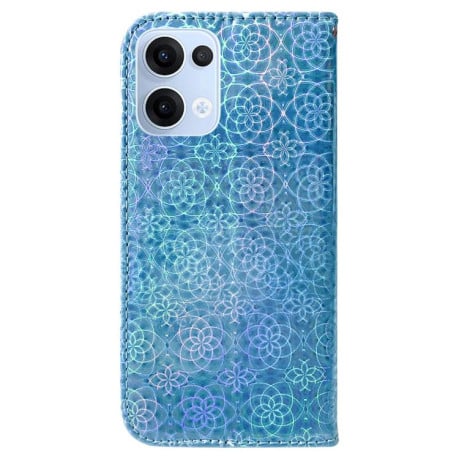 Чехол-книжка Solid Color Colorful на OPPO Reno13 Global - синий