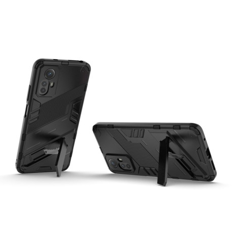 Противоударный чехол Punk Armor для Xiaomi Redmi Note 12S 4G - черный