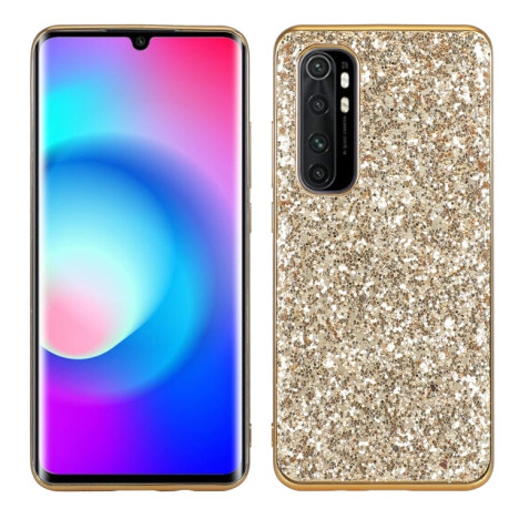 Ударозащитный чехол Glittery Powder на Xiaomi Redmi K40 - золотой