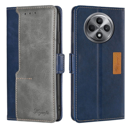 Чохол-книжка Contrast Color для OPPO Reno12 F/12 FS 5G - Blue + Grey