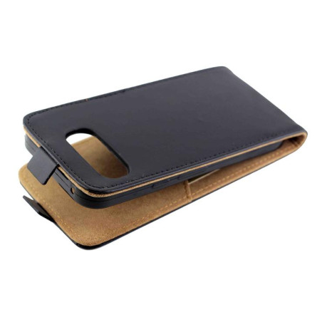 Флип-чехол Vertical Flip Leather Phone Case with Card Slot для Google Pixel 9a - черный