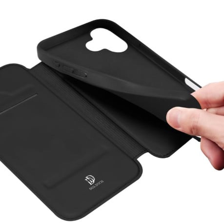 Чехол- книжка DUX DUCIS Skin Pro Series на iPhone 17 - черный