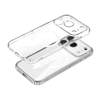 Магнітний чохол Sulada Crystal-Coated на iPhone 18 Pro Max — прозорий