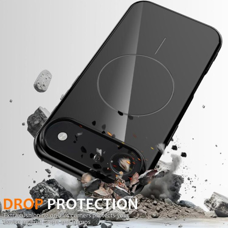 Протиударний чохол Glossy TPU Shockproof MagSafe на iPhone Air - чорний