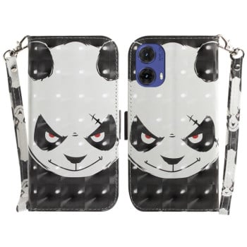 Чехол-книжка 3D Painting для Motorola Moto G85 5G Global - Bear