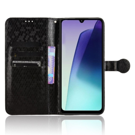 Чехол-книжка Honeycomb Dot для Xiaomi Redmi 14C 4G/Poco C75/Redmi A4 5G - черный