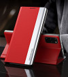 Чохол-книжка Electroplated Ultra-Thin для Samsung Galaxy A13 4G - червоний