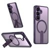 Чехол Escase Star Shine с MagSafe и складной подставкой для Samsung Galaxy S26+ 5G — фиолетовый