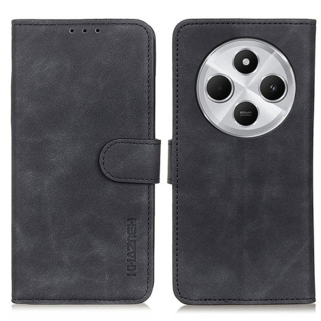 Чохол-книжка KHAZNEH Cowhide Texture на Xiaomi Redmi 14C 4G/Poco C75/Redmi A4 5G - чорний