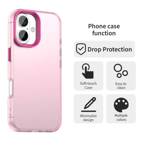 Противоударный чехол Candy Series для iPhone 17 - красный